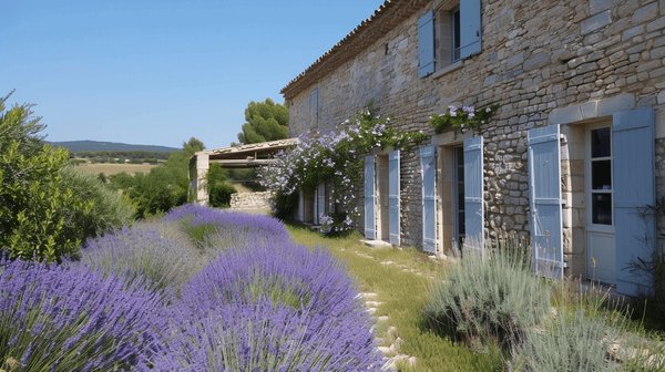 Peut-on louer une maison de vacances en Provence avec des ateliers de peinture sur soie et des visites de champs de lavande?